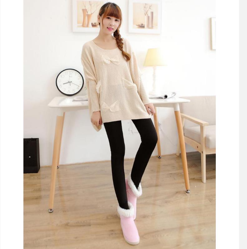 Зимние теплые леггинсы — фото 7