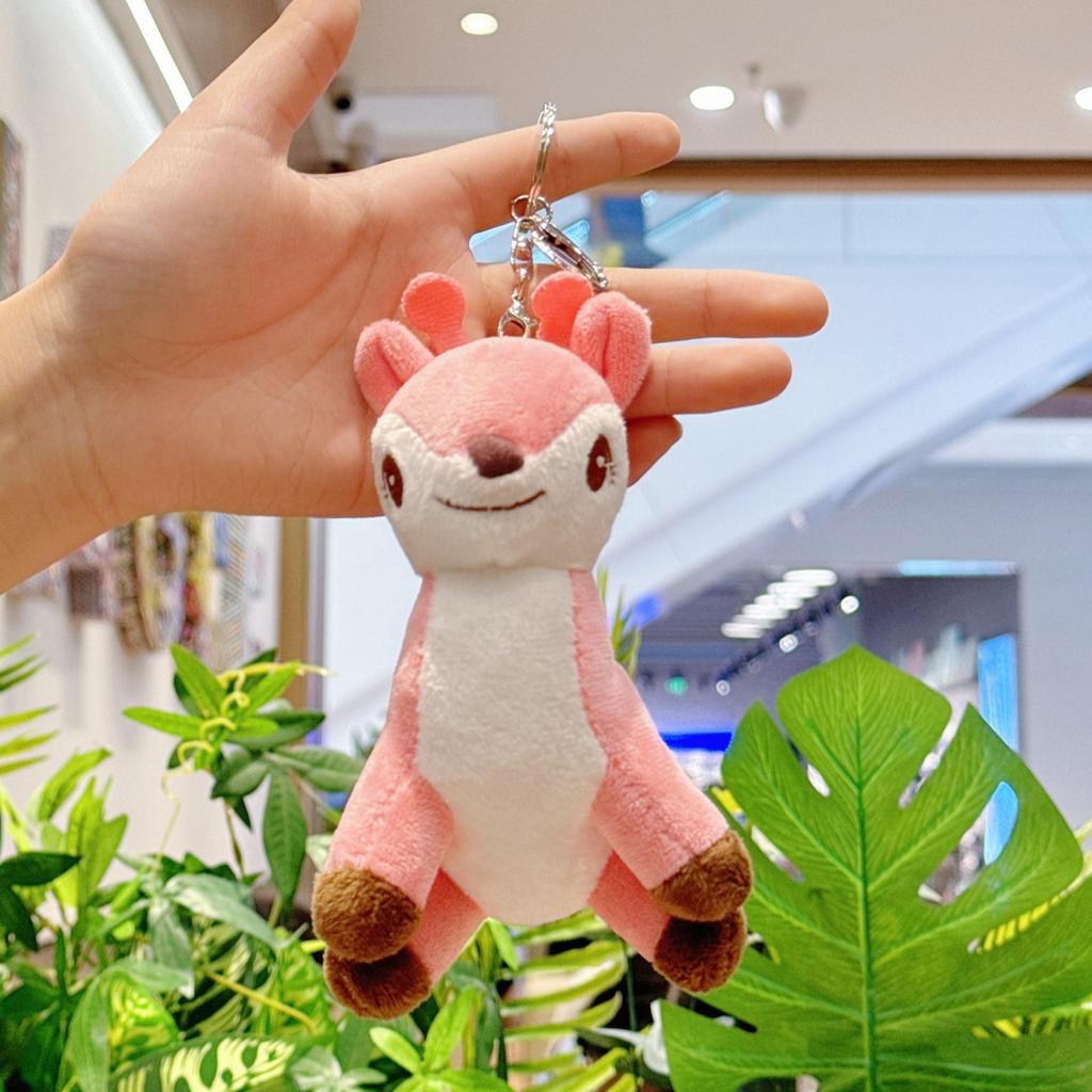 Cartoon Forest Animal Deer Plush Toy Doll Backpack Pendant