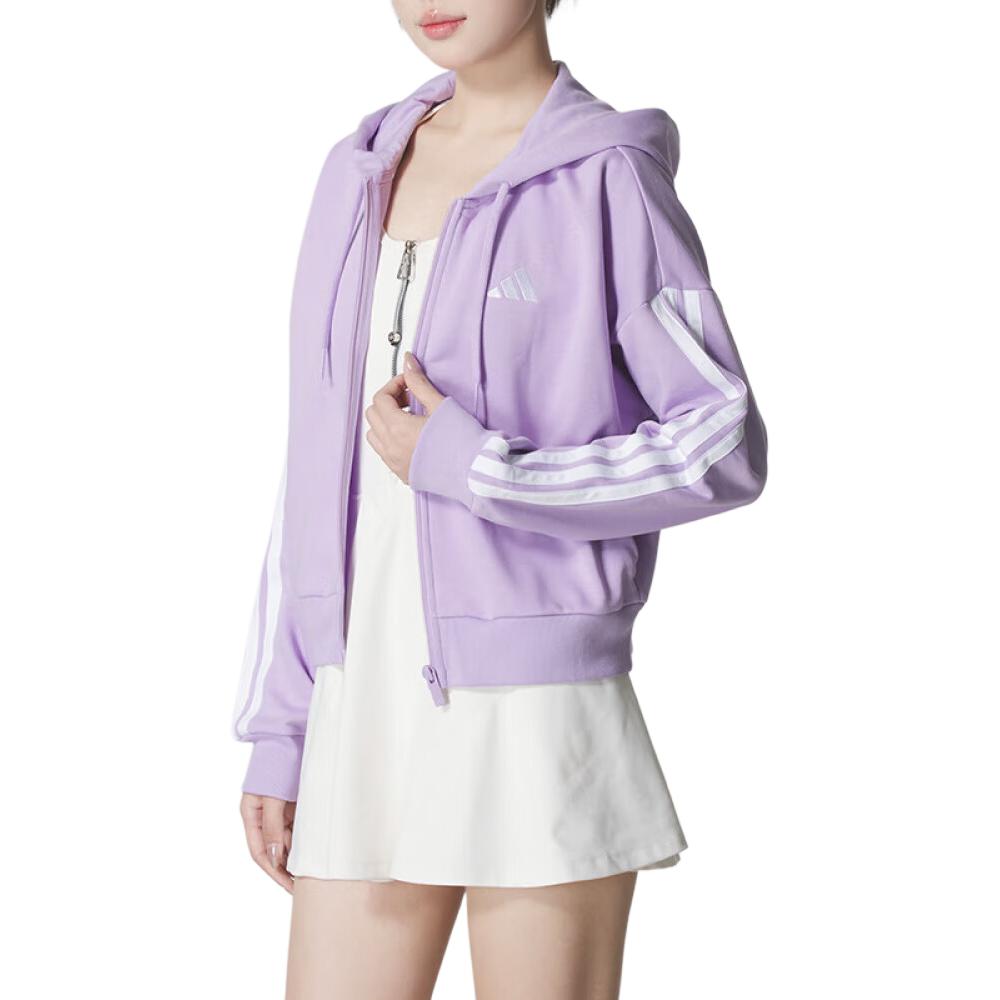 adidas Sports Fashion Training Knitted Hooded Jacket Women Jackets JY3135