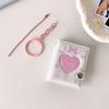 Pockets Portable Keychain Jewelry Photos Holder 1/2 Inch Mini Photo Albums For Photos Cards Small Album Book Photocard Holder