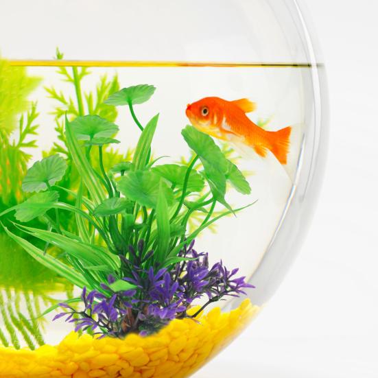 Artificial Aquatic Plants Fade-resistant Simulation Plastic Hydroponic Grass Vibrant Aquarium Landscape Decor for Fish Reptile Tanks