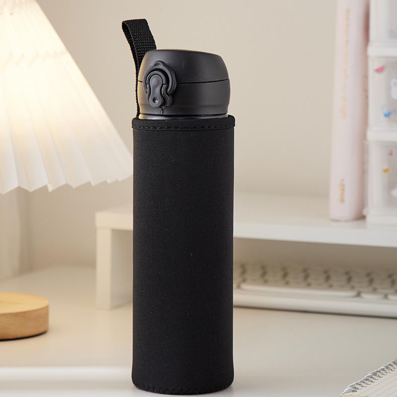 

Universal Thermal Cup Sleeve with Lanyard – Insulated, Drop-Proof Cover for Portable Glass Cups