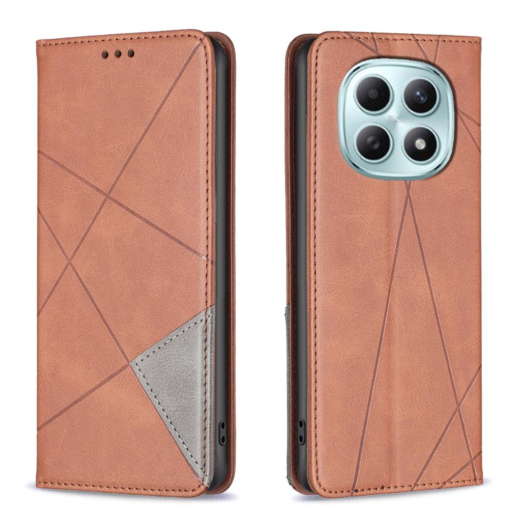 Pro Xiaomi Poco M8 5G/Redmi Note 15 5G (Globální)/15 4G (Globální) Pouzdro Kapsy na karty Geometrický potisk Kožený kryt na telefon