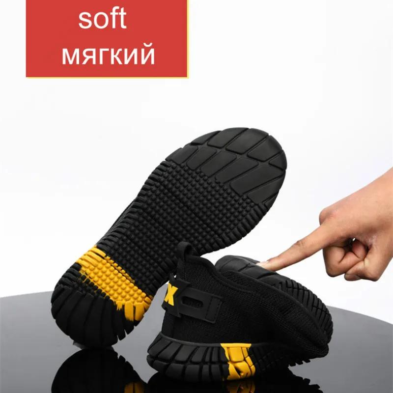 Breathable Men's Work Safety Shoes Boots Steel Toe Cap Casual Men's Boots Work Indestructible Shoes Anti-Smashing Work Sneakers