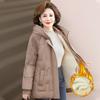 Winter Padded Jacket Ladies's Winter Plus Velvet Thick Padded Jacket Ladies's Down Padded Jacket