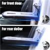 Emergency Window Breaker Car Roof Rack Step Pedal Multifunction Latch Hook Foldable Auxiliary Foot Pedal Extended Car Door Step(Silicone pad-1pc)