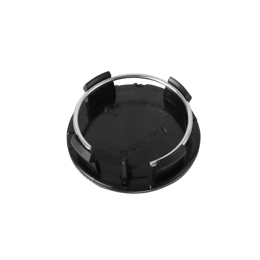 Car Sticker Tesla 4Pcs/Set Car Wheel Center Hub Caps Tire Rim Covers  Decals Styling Accessories For Tesla Model 3 Model S Model