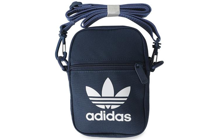 adidas Originals Trefoil Polyamide Crossbody Bag, Shoulder Bag Unisex Navy Blue GQ4167