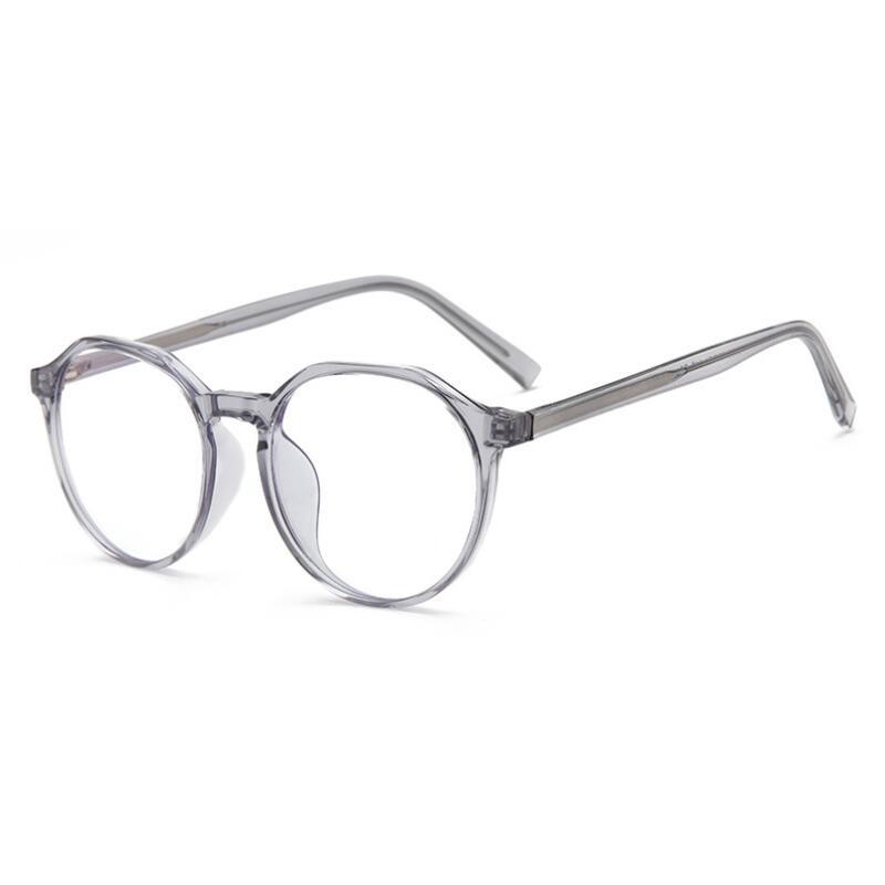 

Blue Light Blocking TR90 Oval Myopia Eyewear Transparent Gray Photochromic Diopter Eyewear With Prescription 0 -0.5 -0.75 Up To -6 0