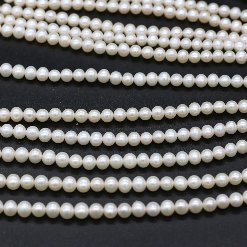 1String, White Natural Rice-shaped Pearls Beads, 5-5.5mm, for DIY Necklaces Bracelets Accessories, Jewelry Making, Birthday, Wedding, Party Gifts 36cm