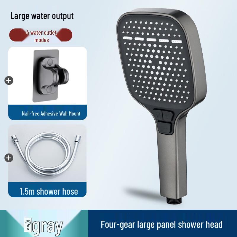 High-Pressure Shower Head Kit
