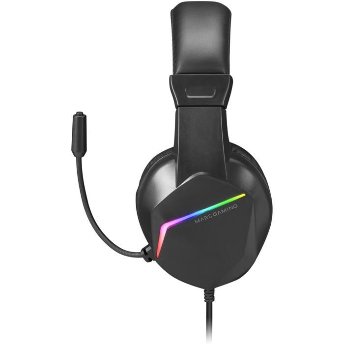 Herní sluchátka - Mars Gaming - MH122 - Do uší - Mikrofon - RGB podsvícení