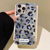 Retro Black Leopard Print Pattern Women Phone Case for Iphone 16 15 14 7 8 Plus 13 11 12 Pro Max X XS XR SE 2022 2020 16e Cover