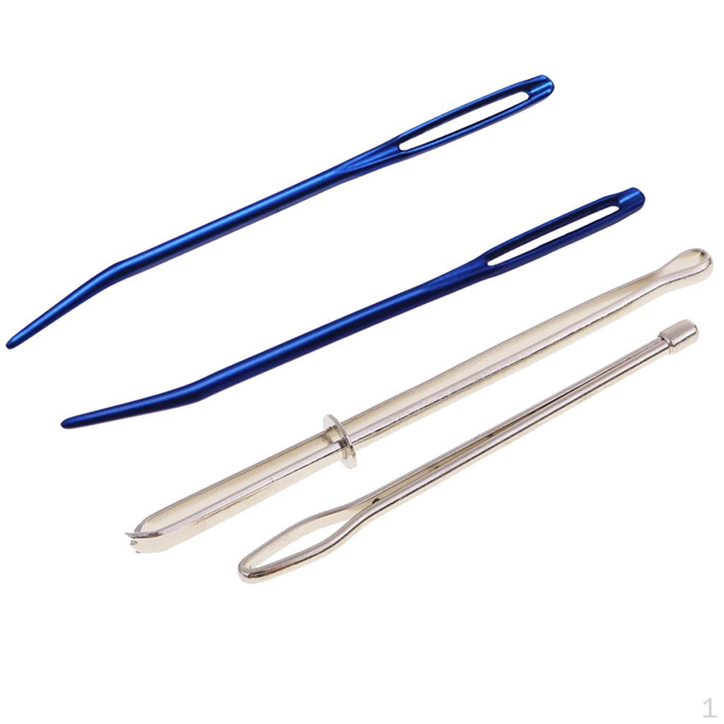 

4pcs Bodkin Pinch Thread Ribbon Elastic Wool Rugs Craft Repair Tool