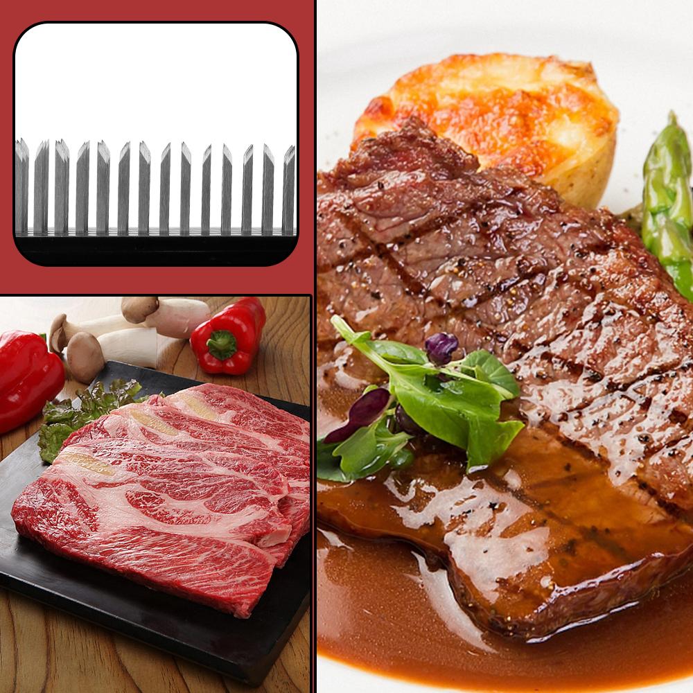 48 Blades Needle Cooking Tools Stainless Steel For Beef Steak Kitchen Tools Meat Tenderizer Tender Meat Hammer