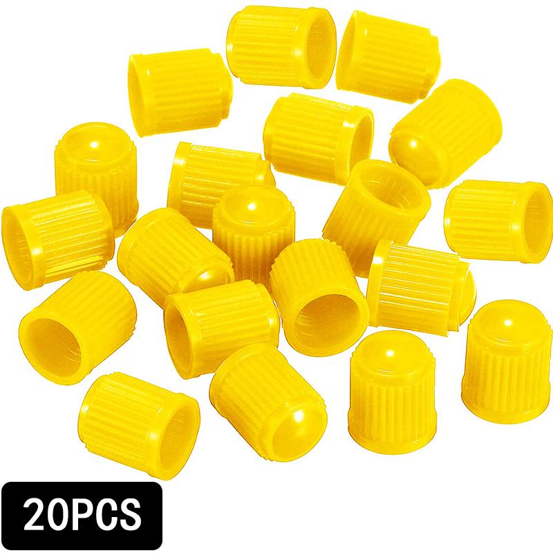 Universal Dustproof Caps Car Tire Valve Stem Caps Bolt-In Car Bike Wheel Tires Valves Tyre Stem Air Caps Auto Accessoires 20PCS Stem Caps1