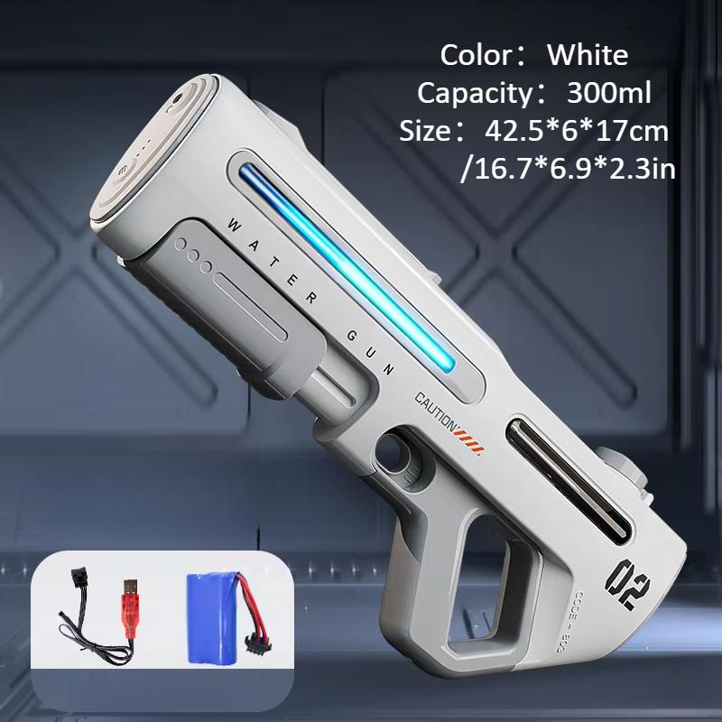 

Electric LED Water Gun Toy 2 Models Absorption High Pressure Water Pistol Spray Blaster Outdoor Pool Outdoor Toys for Kids Adult