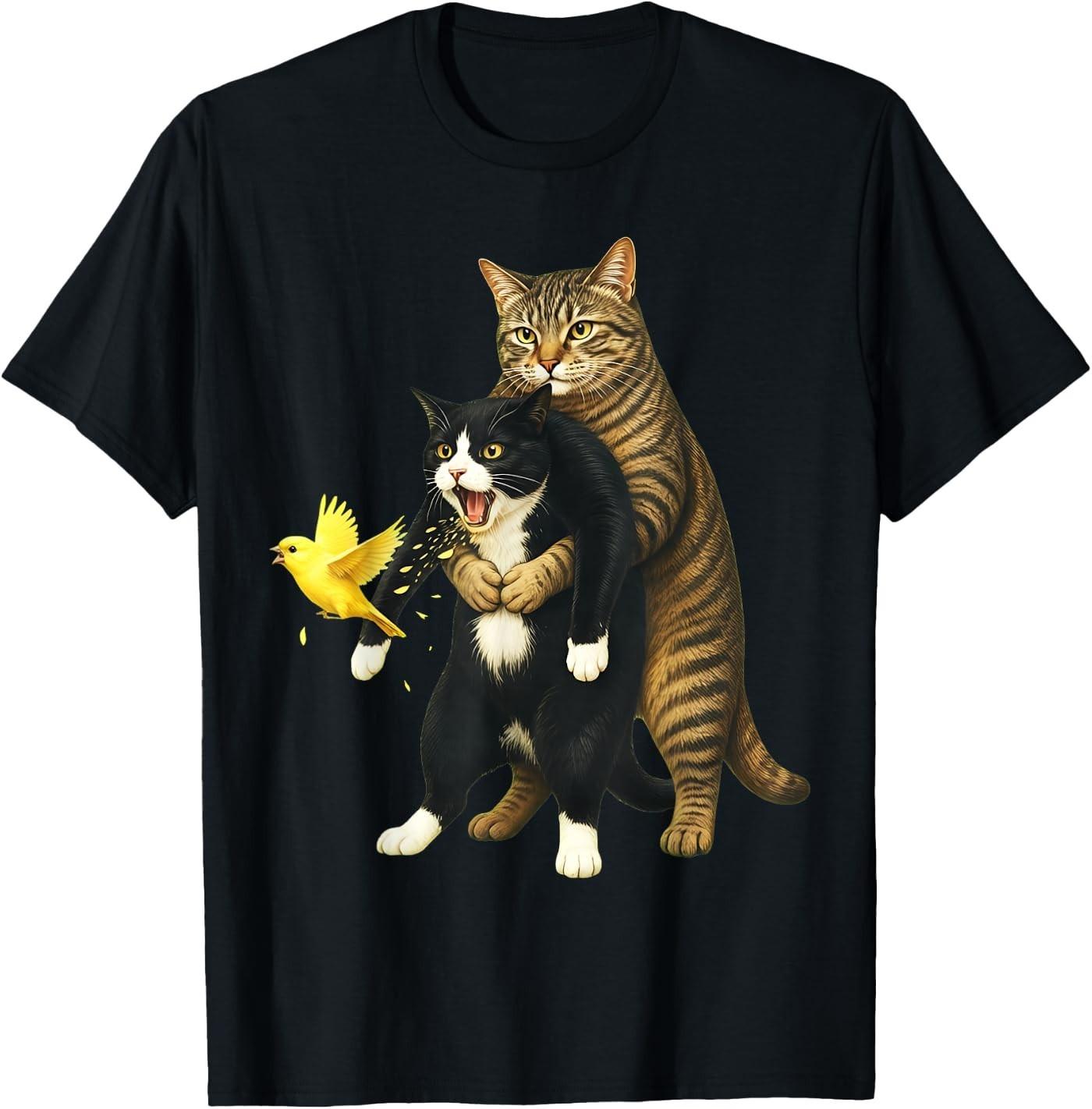 Cat Heimlich Maneuver Funny Feline Rescue Humor T- Unisex T-Shirt XXL