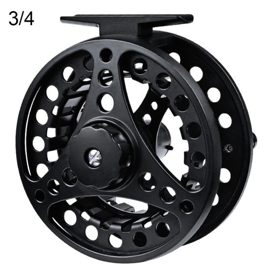 

Спортивные аксессуары MUQZI, 3/4, 5/6, 7/8, алюминиевый сплав, 2 + 1BB, подшипник, катушка для ловли нахлыстом, ручная прялка 3/4 чёрный