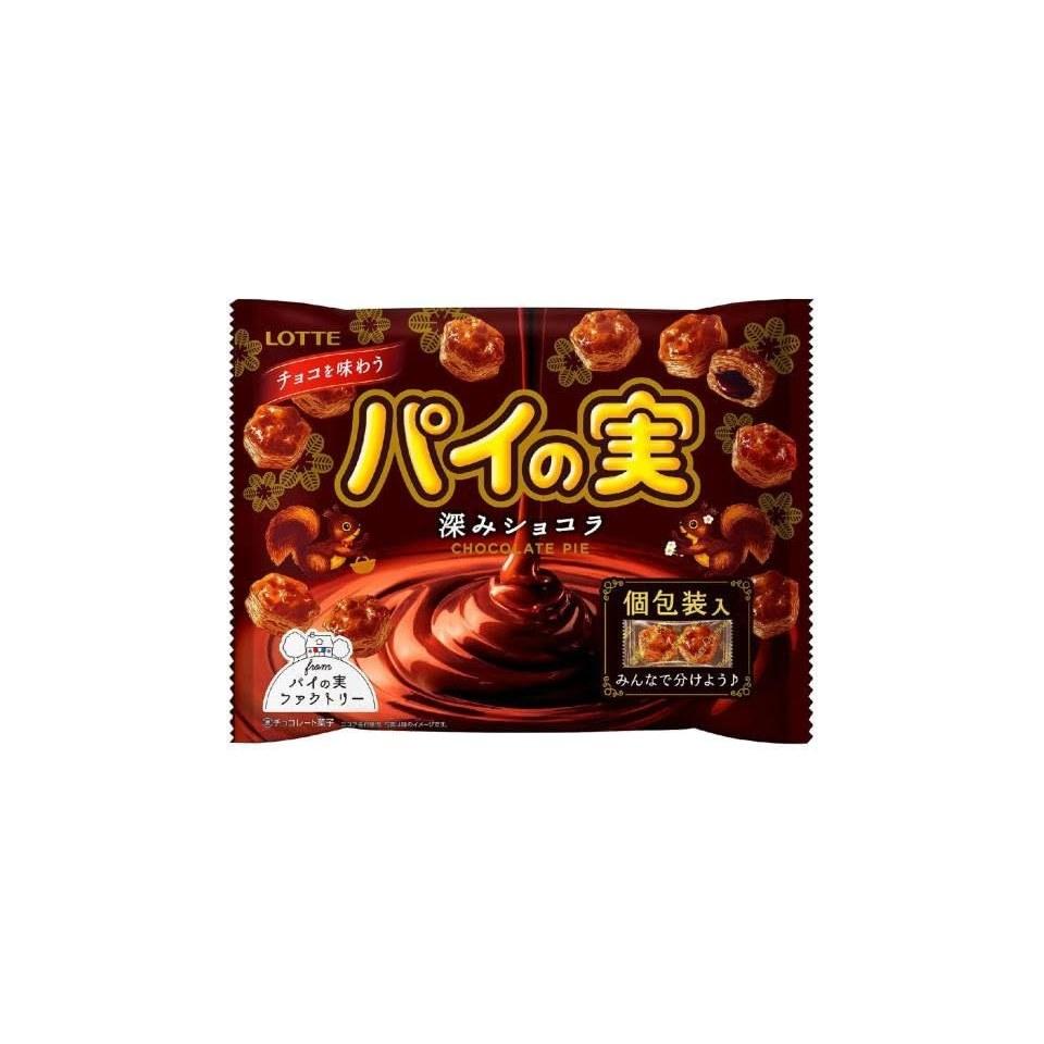 Lotte Pie no Mi Deep Chocolate Share Pack 124g 5 pieces