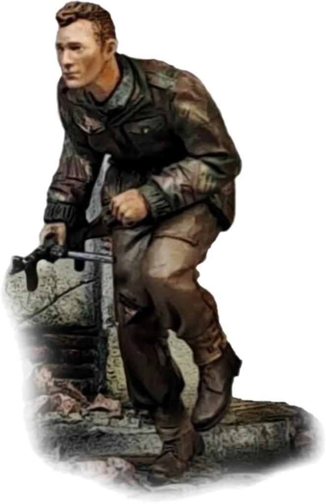 Ardennes Miniature British Airborne Forces Member with Sten Submachine Gun Resin Kit AR35074 (ARDENNES MINIATURE) 1/35