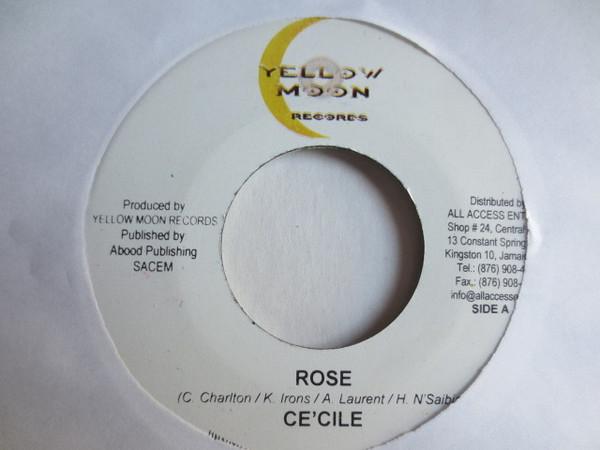 

7inch Record CE CILE - Rose NONE Yellow Moon Rec Jamaica Reggae, Ska & Dub Used