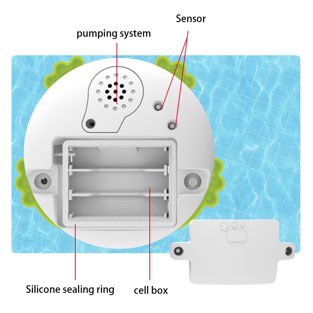 Frog Automatic Sprinkler Bath Toy with Light USB Rechargeable Spraying Water Toy for Kids
