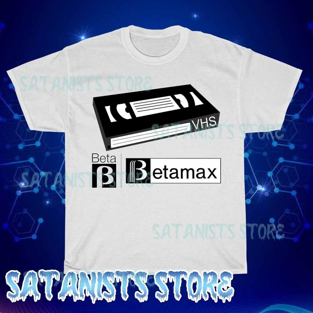 Новая мужская белая футболка Betamax Video 1 Смешная Размеры от S до 5XL M