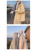 Męska zimowa bawełniana kurtka z kapturem wyściełana wełną jagnięcą: Modny, Wszechstronny i Luźny Płaszcz