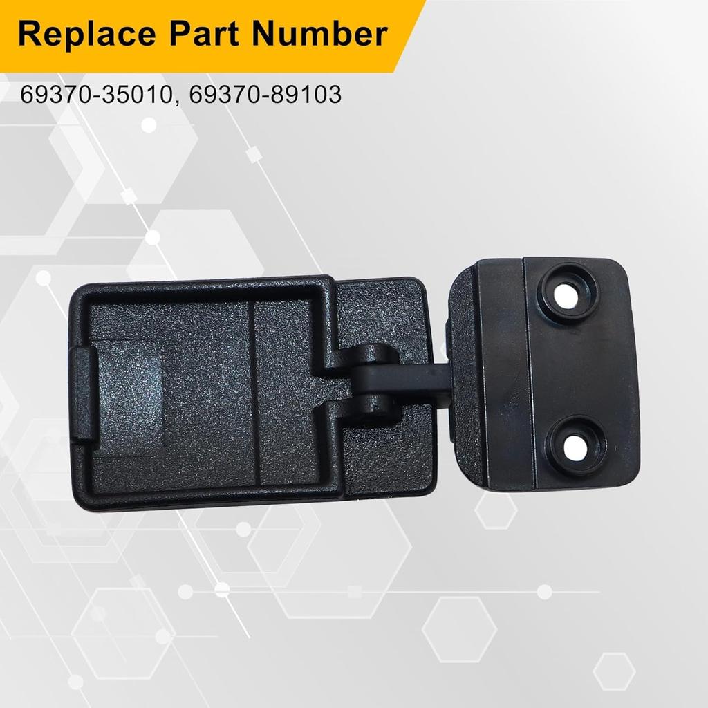 GXARTS Rear Sliding Window Lock Latch Replace 69370-35010 Compatible with 1995-2000 Toyota Tacoma 1989-1995 Pickup 1992-2005 Hilux 1993-1998 T100