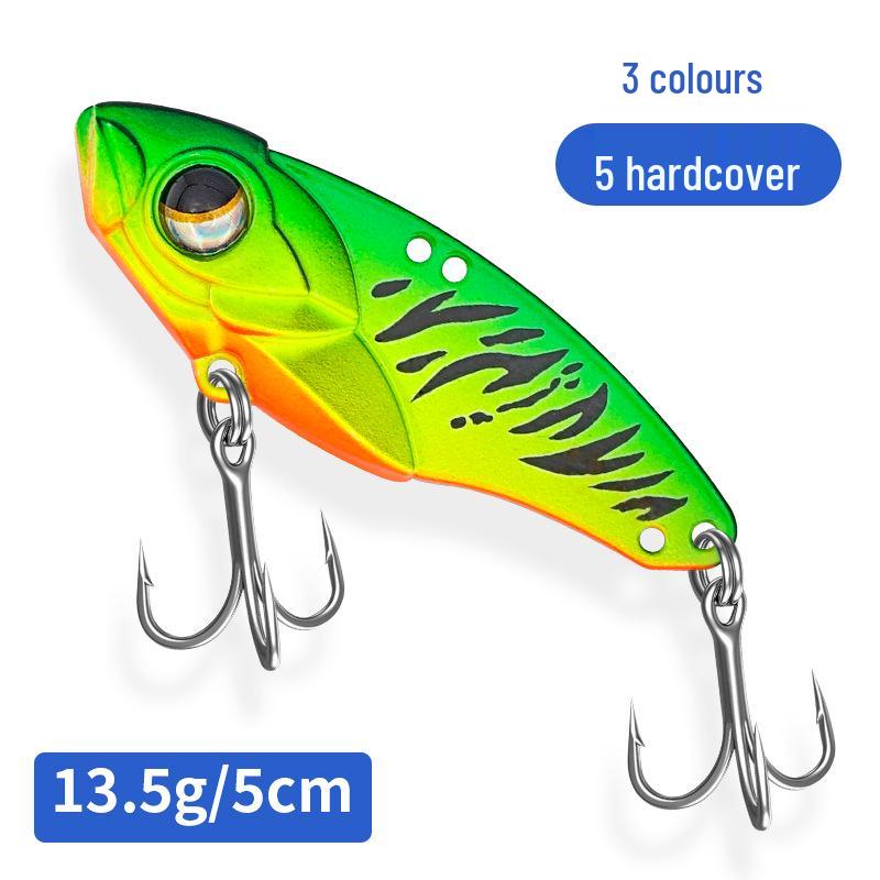 VIB Hard Bait Lure: Copper Sound, Snake Tail Lead Sinker, Long Cast, Outdoor Bionic Artificial Fishing Bait