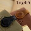 3Pc Notebook Book Markers Page Divider Magnetic Leather Bookmark Double-Sided Magnetic Buckle Magnet Clip Staionery Supplies