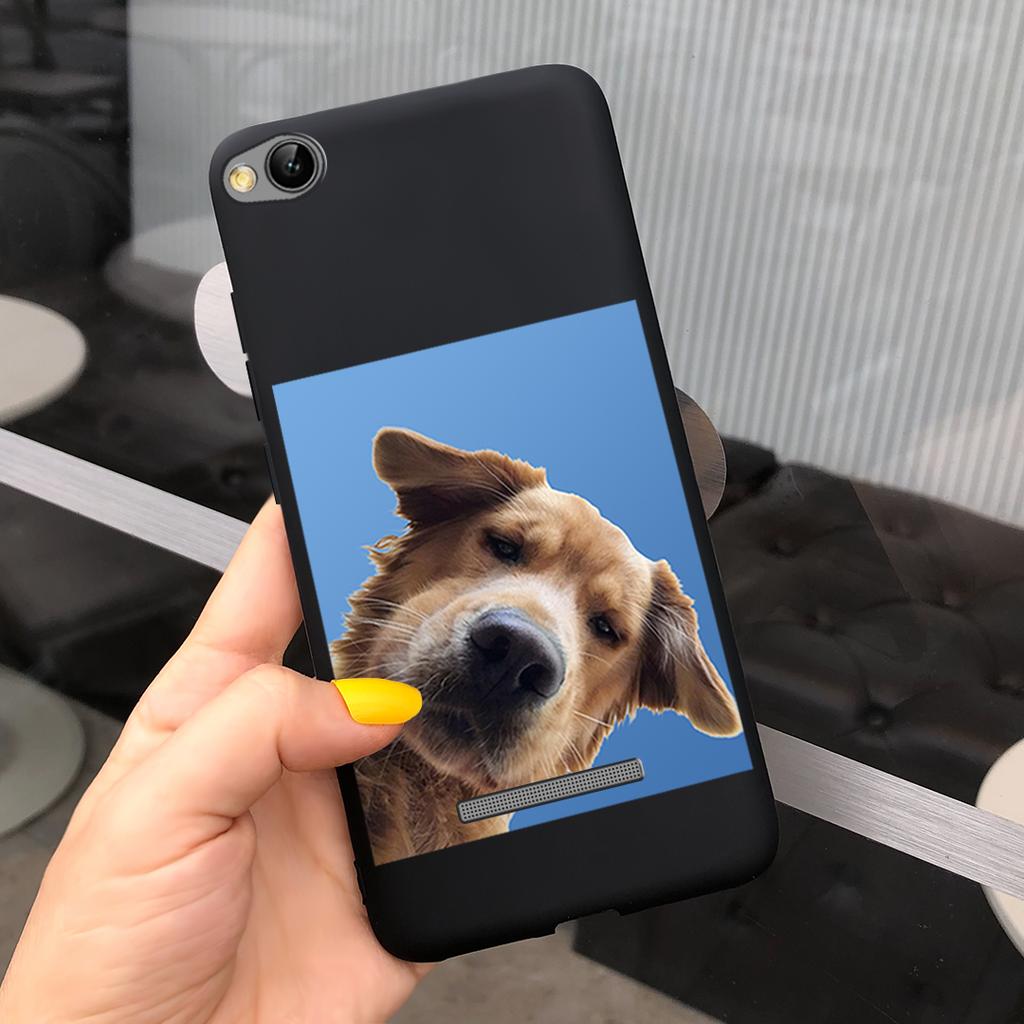 Phone Case For Xiaomi Redmi 4A 5A 6A 7A Case Lovely Cartoon Silicone Cover Candy Color Soft Funda For Redmi 4a 5 a 6a 7a Coque