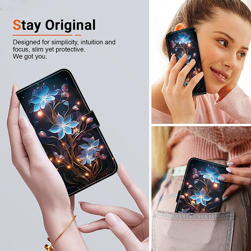 Luxury Flip Leather Wallet Case For Infinix Hot 12 20 30 PLAY 12i 20i 20S 30i 12 Pro Magnetic Wallet Stand Phones Cover