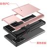 Applicable To Samsung S25Ultra Mobile Phone Case S23FE Slide Cover Card Wallet 22Plus Card Slot Anti-drop Protective Case