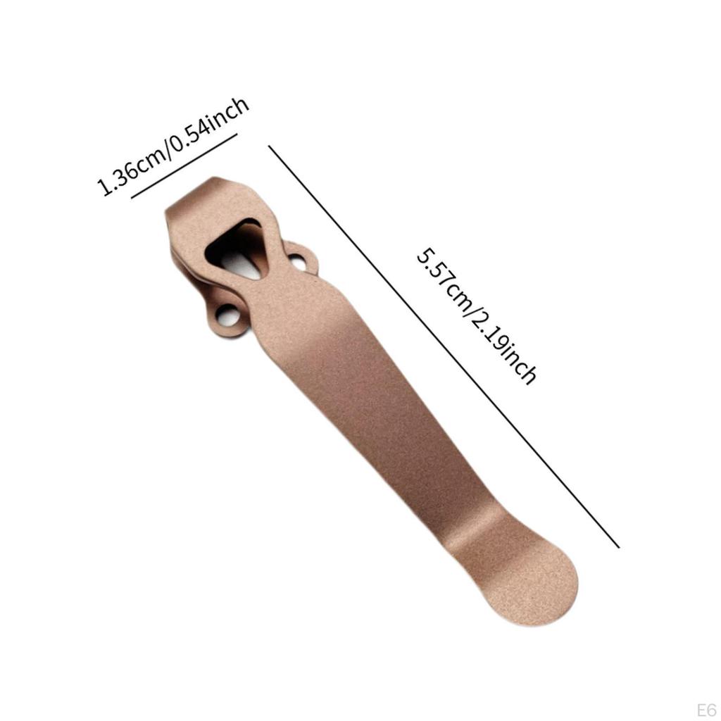 Deep Carrry -pocket -clip Metal Adjustments for Outdoor Sports -replacement Clip Multitool Key
