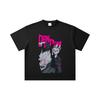 260 GSM Double Yarn 32 Count 100% Cotton Dandadan V37 Okarun Granny Print Unisex Heavy Cotton T Shirt