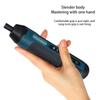 3.6V Cordless Portable Electric Screwdriver Torque Adjustable Straight Handle Drill Home Appliance Maintenance Power Tool