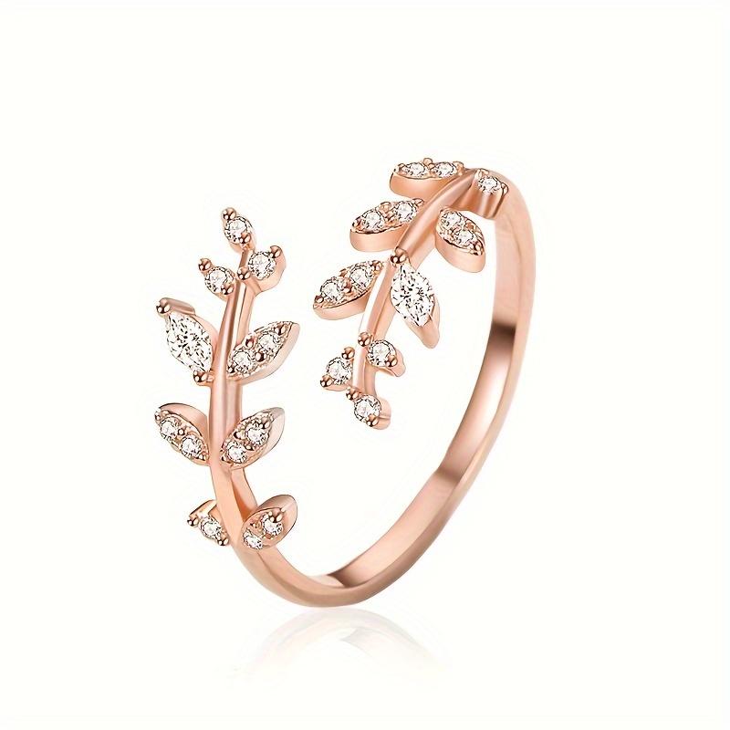 Stylish and Trendy Vine Style Ring, Elegant and Charming Ladies Ring, Ladies Ring Ornament