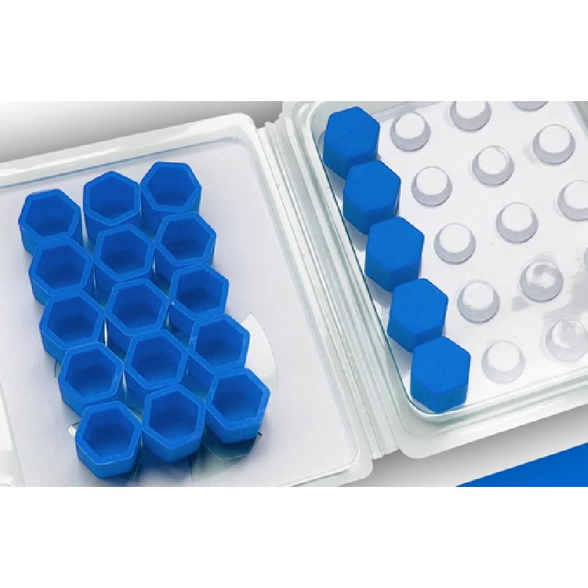 20x Blue Car Wheel Nut Lug Dust Cover Cap Protector Tyre Bolt Hub Screw Cap