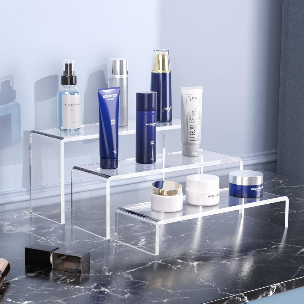 Acrylic Honpo Large Display Stand, Set of 6, Acrylic Stands, Display Stand, L-Shaped, Stage, Product Display, Decoration, Clear