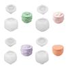 Silicone Container Casting Molds Two-Part for Creating a Matching Lid and Body with Waxes, Plasters, or Resins Crafts