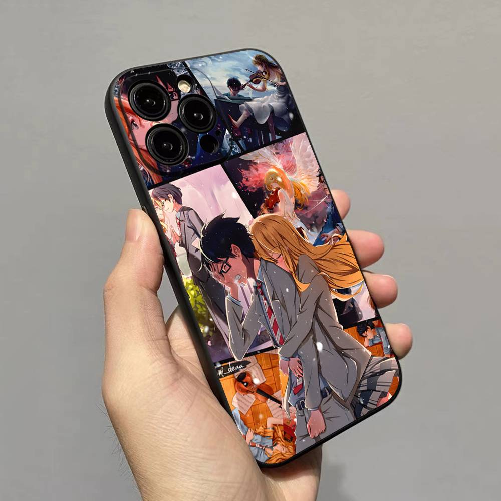 Your Lie In April Phone Case For IPhone 17 16 15 14 11 12 13 Pro Max Plus Mini Soft Back Cover