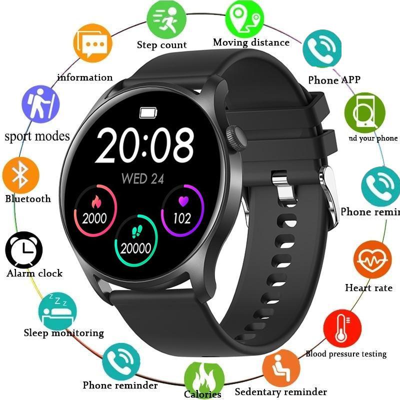 Buy 1.3Inch Multifunctional Smart Watch Full Circle Full Touch Heart Rate Blood Pressure Sleep
