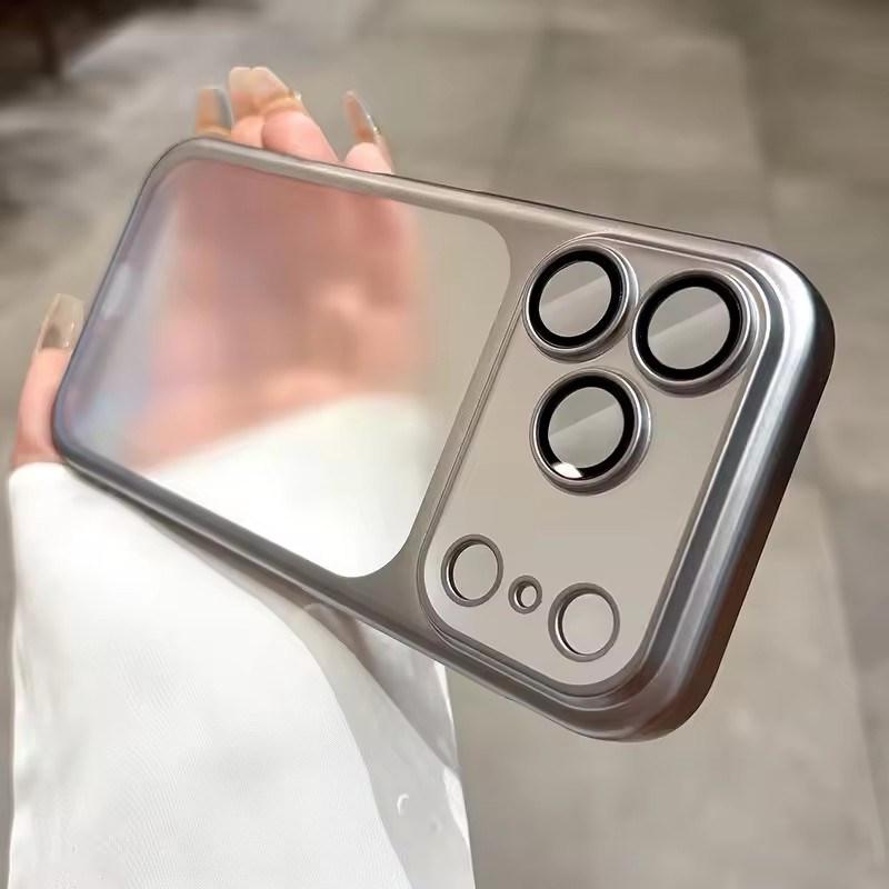 Luksuriøst Matt Hard PC Ultratynt Deksel for iPhone 17 Pro Max 17 Air 16 15 Pro Max Plating Kamerabeskyttelsesfilm Frostet Støtsikkert Deksel