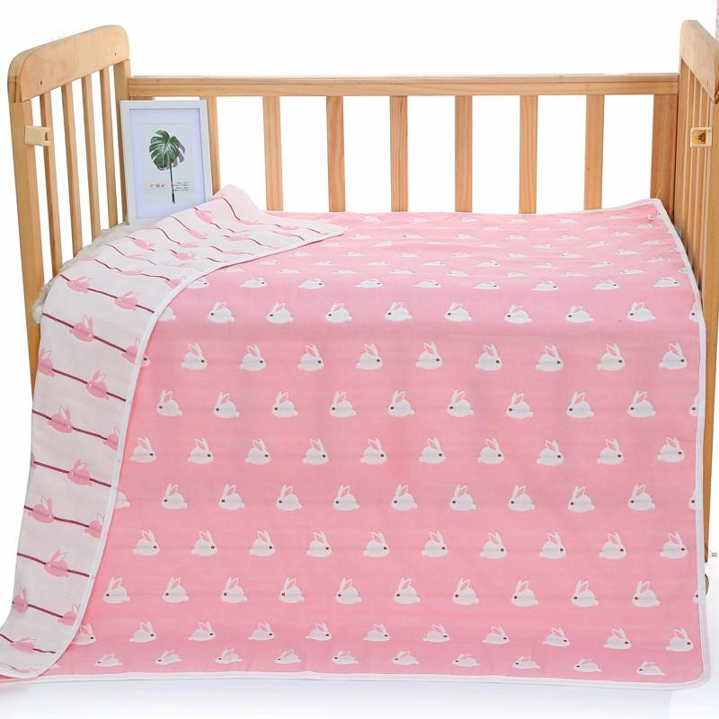Baby Bath Towel Infant Toddler Blanket Cotton Gauze 6 Layer Muslin Wrap Newborn