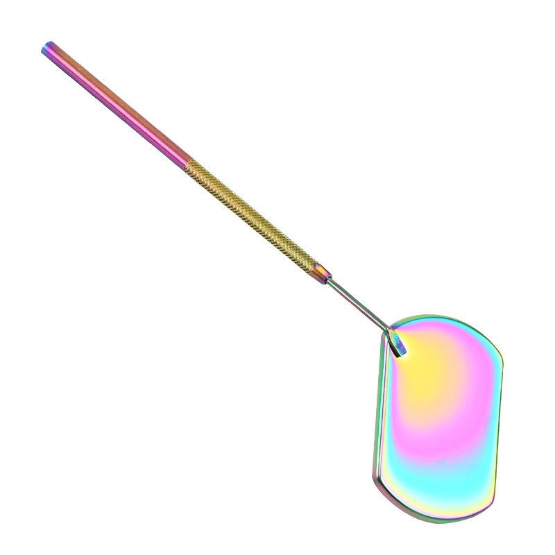 Handheld Stainless Steel Eyelash Extension Inspection Mirror