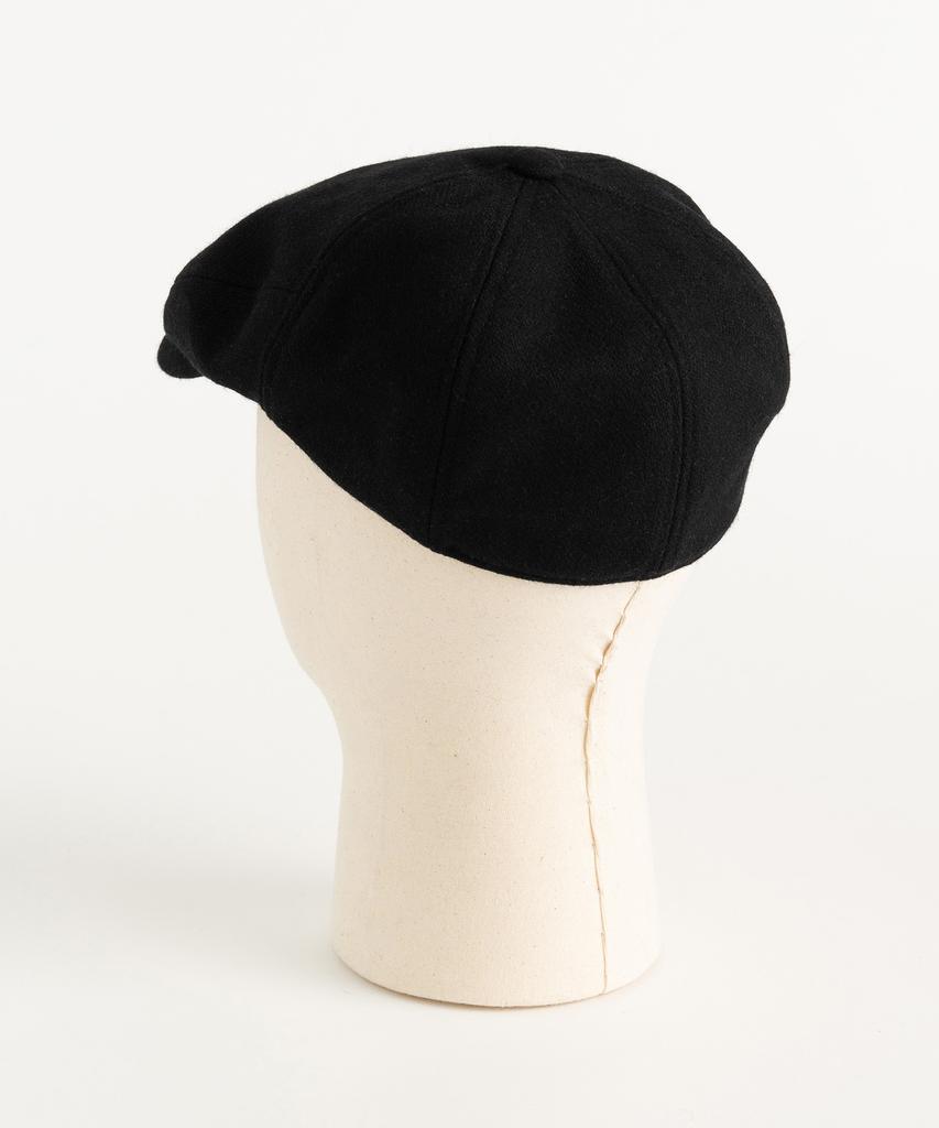 Waildeubeuligseu Melton Wool Hunting Cap (Black)