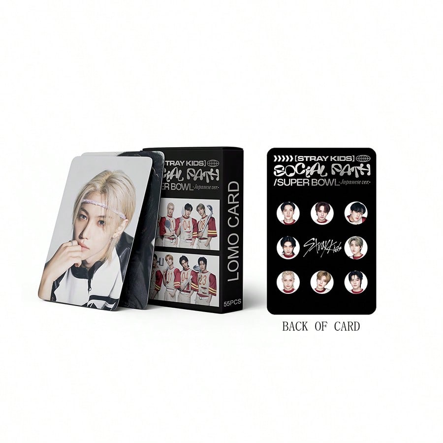 Skzoo Sheet Kpop Lomo Cards Album Small Card Photo Printing High-quality Bangchan MANIAC JAPAN ENCORE MAGIC STAR XMAS 55 Entertaining Play Safe