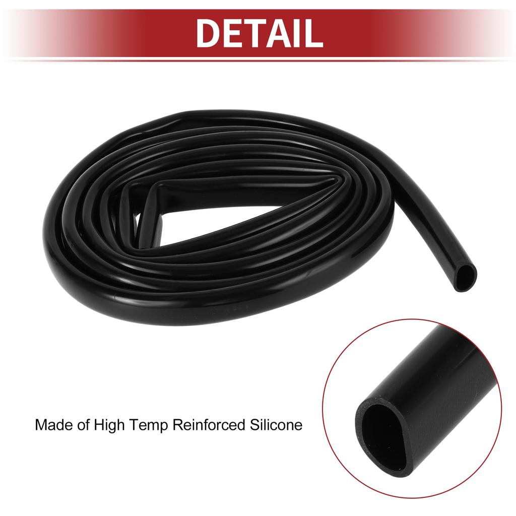 ACROPIX 130PSI Max Pressure Silicone Vacuum Tube Hose Automotive Vacuum Line High Temperature 12FT